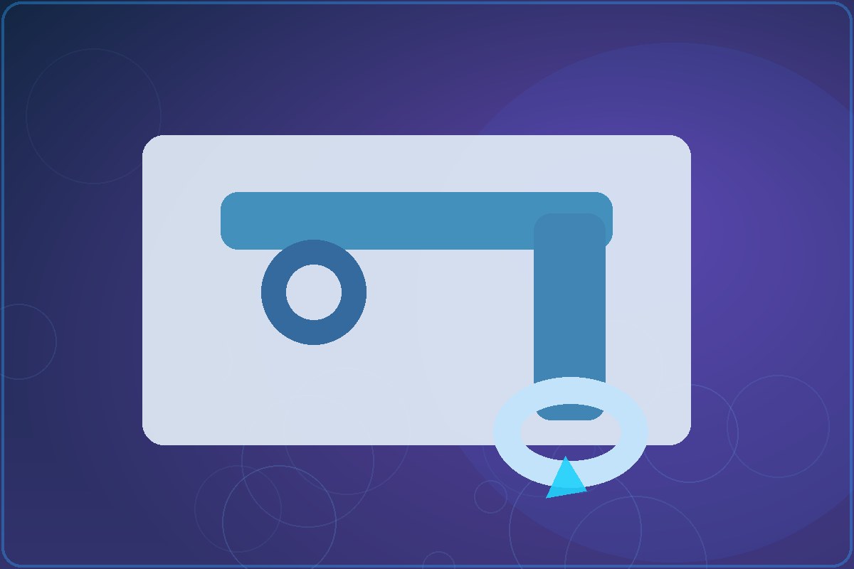 Bathroom plumbing illustration